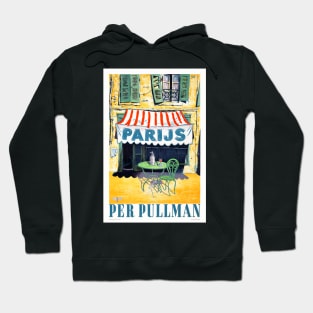 Parijs per Pullman Vintage Travel Poster Hoodie